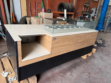 Vetrina gelato carapine design