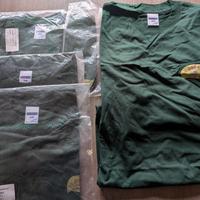 lotto 4 T shirt magliette verde uomo XXL 54 