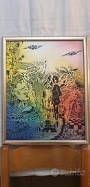 Quadro olio su tela il mago by Ernesto Savassi