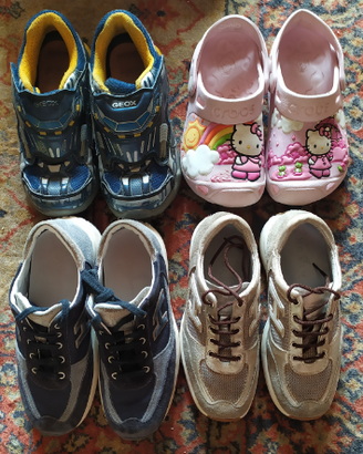 Scarpe bimbo 27 28 29 30 Hogan Geox Crocs bimba