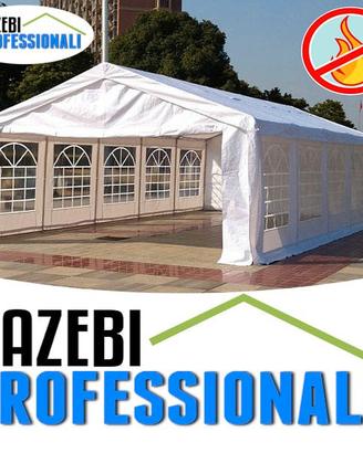 Tendone 10x5 certificato ignifugo gazebo feste pvc