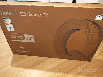 Smart TV Haier 55" QLED 4K 144Hz Google TV – NUOVA