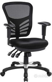 Poltrona Girevole da Ufficio, Sedia Ergonomica