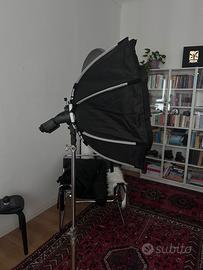 Kit flash Godox V1 Sony completo