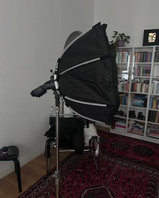 Kit flash Godox V1 Sony completo