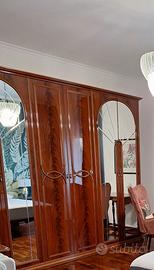 Armadio 6 ante + comò e specchio