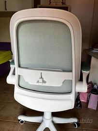 sedia con ruote per ufficio o cameretta