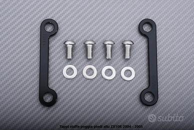 Tappi staffe poggia-piedi allu ZX10R 2004 - 2005