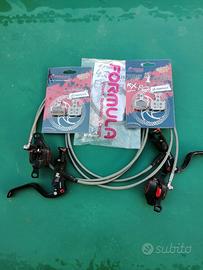 Coppia freni disco Formula R1 nuovi + accessori