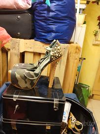 sandalo estivo tacco 12 con plateau.