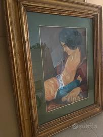 Dipinto domna che allatta