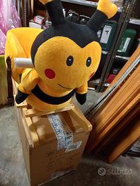 Ape a dondolo in legno per bambini 