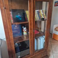 Vetrinetta in legno 100x40cm h150 cm