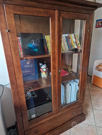 Vetrinetta in legno 100x40cm h150 cm