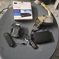 antena parabolica con motore elettrico suo poi gir