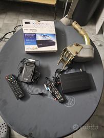 antena parabolica con motore elettrico suo poi gir