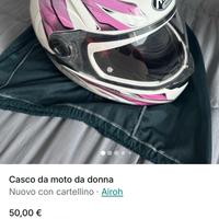 Casco moto donna Airoh
