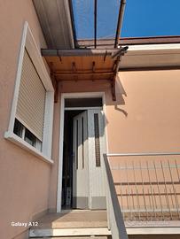 Pensilina porta d'ingresso lunghezza 140x120