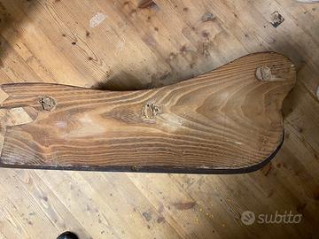 COCCIO LAUDETA SLITTINO ARTIGIANALE VECCHIO