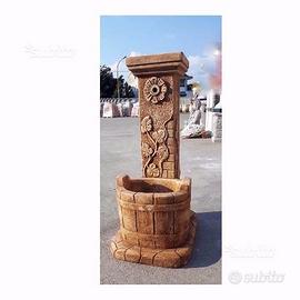 Fontana fontanella pietra marmo cemento giardino