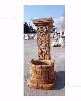 Fontana fontanella pietra marmo cemento giardino