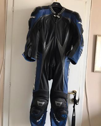 Tuta moto nuova intera canguro spike