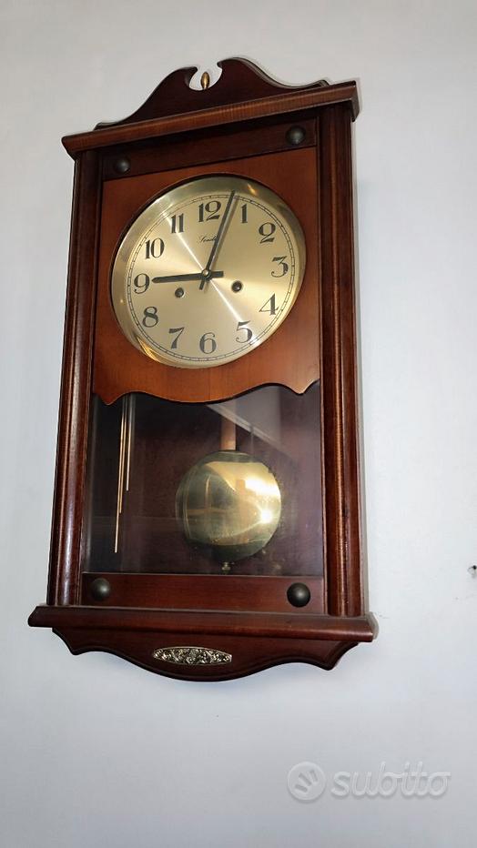 Orologio Da Parete Vintage In Miniatura Scala 1:12 Per Casa Delle Bambole - Arredamento In Miniatura Rosso