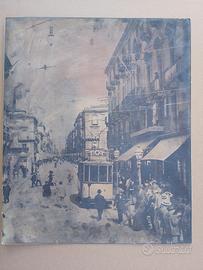 antica foto su cartoncino 