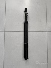 Cavalletto treppiede 1,90 m con testa rotante 360°