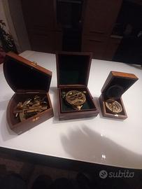 bussole sestante nautico in ottone massiccio 