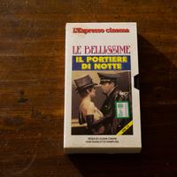 VHS del film Il portiere di notte cassetta cinema