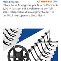 Avvolgitore telo piscina