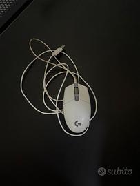 Mouse gaming logitech g102 lightsync bianco