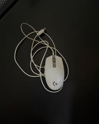 Mouse gaming logitech g102 lightsync bianco
