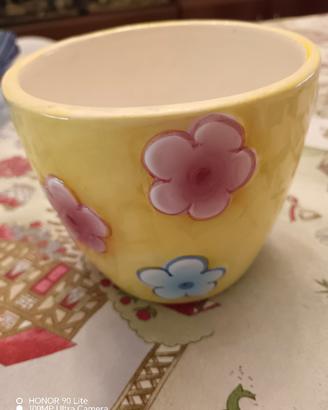 Vaso Ceramica Fiori 12 x 10 cm 