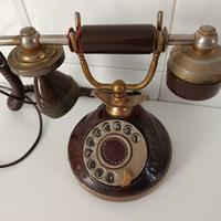 telefono fisso a disco da tavolo anni 70 RARO