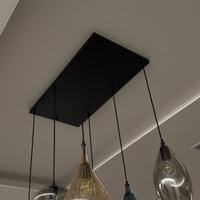 Lampadario 6 bocce in vetro