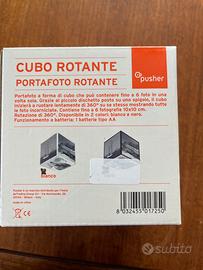 Cubo rotante portafoto