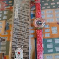 Orologio swatch swiss made scuba 200 rosa 