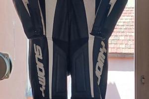 Tuta racing Suomy in pelle di canguro