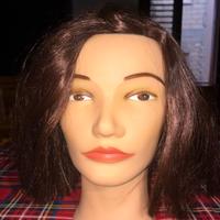 Testina in manichino per parrucchieri