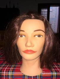 Testina in manichino per parrucchieri