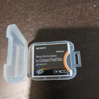 sony adapter memory stick per CF compact flash slo