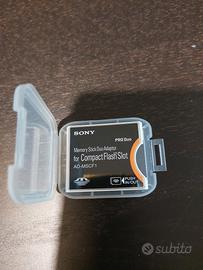 sony adapter memory stick per CF compact flash slo