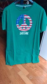 T SHIRT VERDE SHOESHINE