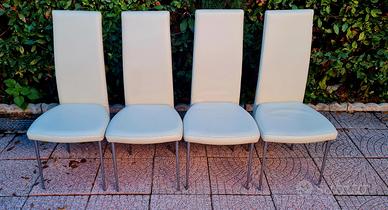 Sedie da pranzo in ecopelle