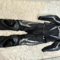 Tuta  DONNA SPIDI in pelle .