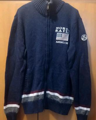 Cardigan uomo con zip North Sails