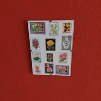 Cornice con francobolli