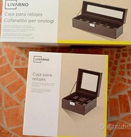DUE Porta Orologi a 6 Scomparti 